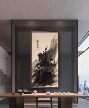 Guan Yu Wall Painting
